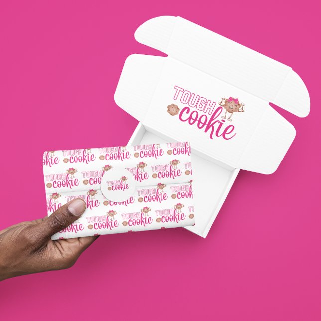 Papel De Seda Tejido de cocina duro (Let someone special know they are strong with this, "Tough Cookie" tissue paper! )