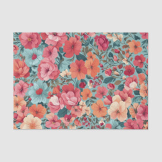 Papel De Seda Tejido de Colage Botánico-Artisanal