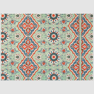 Papel De Seda Tejido de descomposición de azulejos portugueses
