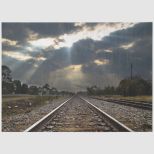 Papel De Seda Tejido de desconexión de pistas ferroviarias 20x30