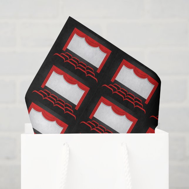 Papel De Seda Tejido de fiesta de baldosas del cine (Bolsa de regalo)