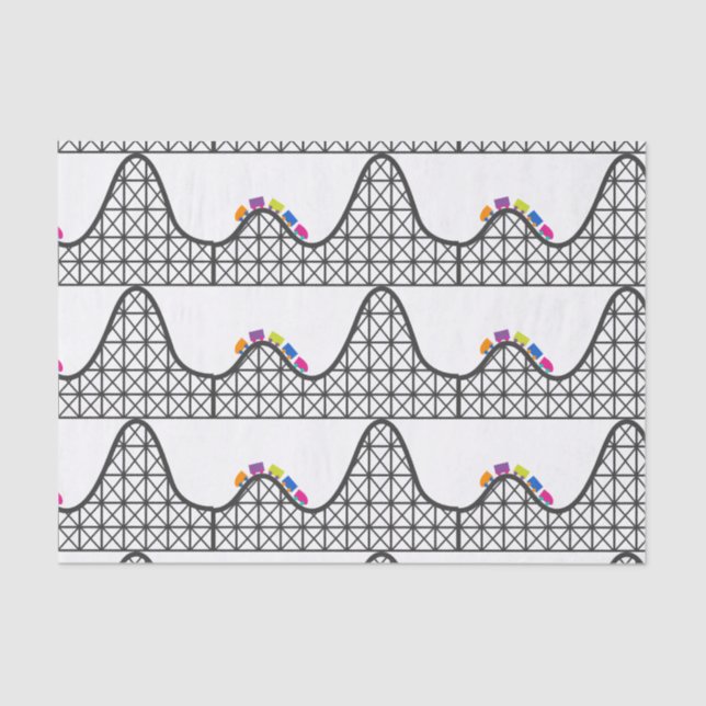 Papel De Seda tejido de fiesta del rodillo del parque temático (Anverso)