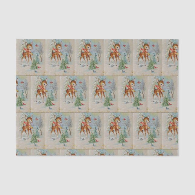 Papel De Seda Tejido de la celebración de días festivos de los (Anverso)