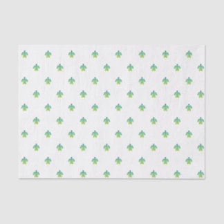 Papel De Seda Tejido de la tortuga - verde