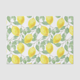 Papel De Seda Tejido de patrón de limón de bonito/Papel de caja