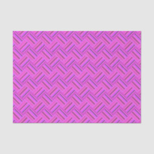Papel De Seda Tejido de rayas rosadas diagonal patrón