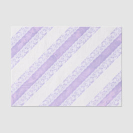 Papel De Seda Tejido de regalo de boda morado de encaje blanco f