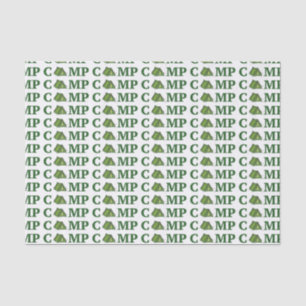 Papel De Seda Tejido de regalo de camping de verano de la tienda
