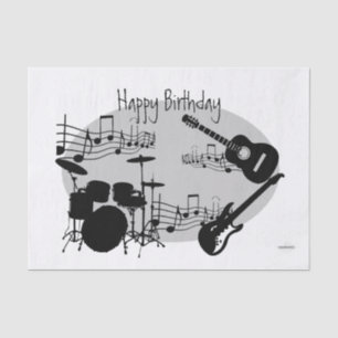 Papel De Seda Tejido de regalo gráfico de músico HAMbyWG Tissue