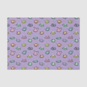 Papel De Seda Tejido de tiempo de té