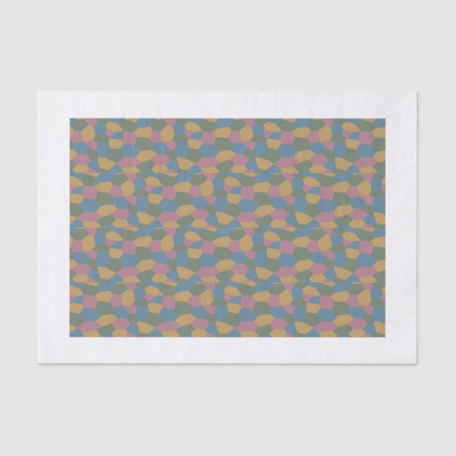 Papel De Seda Tejido del camuflaje de Losenge (Anverso)