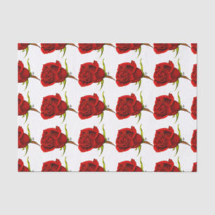 Papel De Seda Tejido del rosa rojo