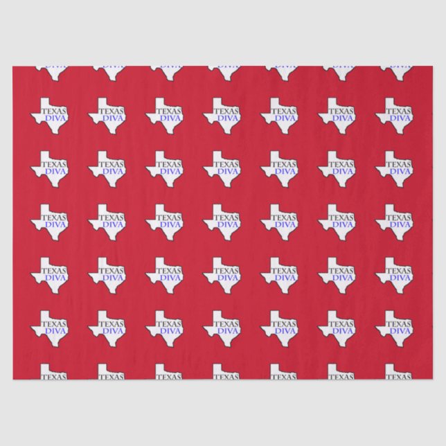 Papel De Seda Tejido "Diva de Texas" (Anverso)