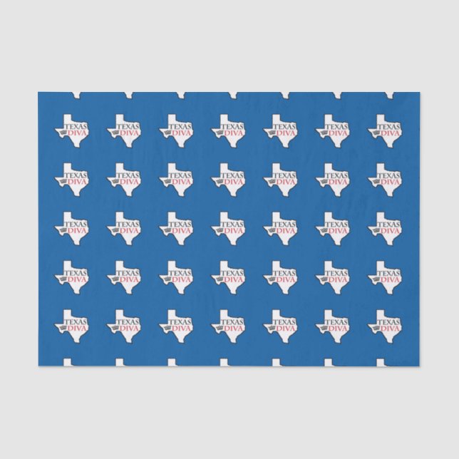 Papel De Seda Tejido "Diva de Texas" (Anverso)