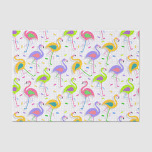 Papel De Seda Tejido Flamingo para el ajuste de regalo