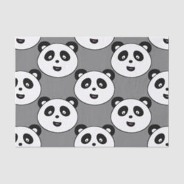 Papel De Seda Tejido lindo de la panda