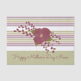 Papel De Seda Tejido Pastel y Tejido Floral