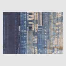 Tejido Shibori Indigo