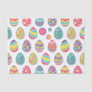 Papel De Seda Tejido temático del huevo de Pascua