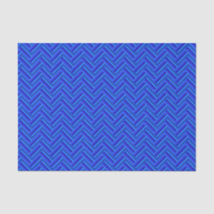 Papel De Seda Tejidos de doble trama de franjas azules