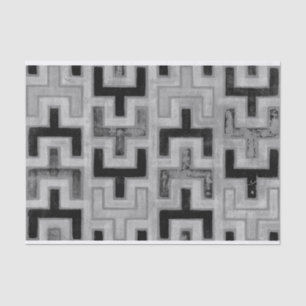 Papel De Seda tela de barro africana textil con patrones geométr