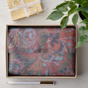 Papel De Seda Tela de tonos de joyas de diseño persa Foto 