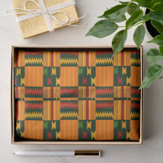 Papel De Seda Tela Kente Patrón Afrocentrista Africano