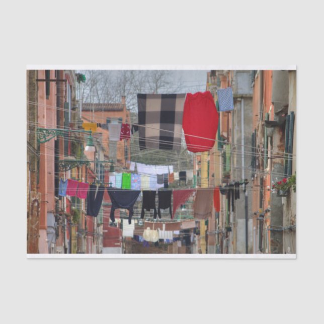 Papel De Seda Telas En Venecia Italia (Anverso)