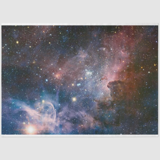Papel De Seda Telescopio Hubble de la Nebulosa de la Carina Roja (Anverso)