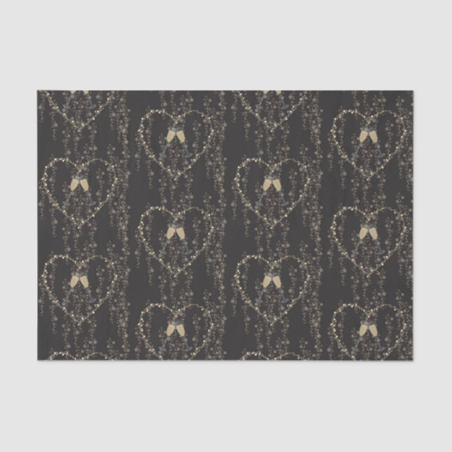 Papel De Seda Tema de Año Nuevo (Anverso)