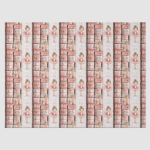 Papel De Seda Tema de Ballet Pastel con Cintas y Tutus
