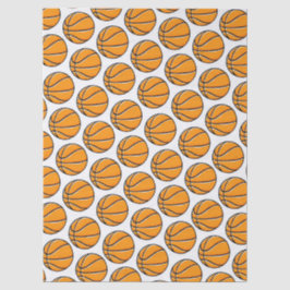 Papel De Seda Tema de fiesta divertida de baloncesto para niños