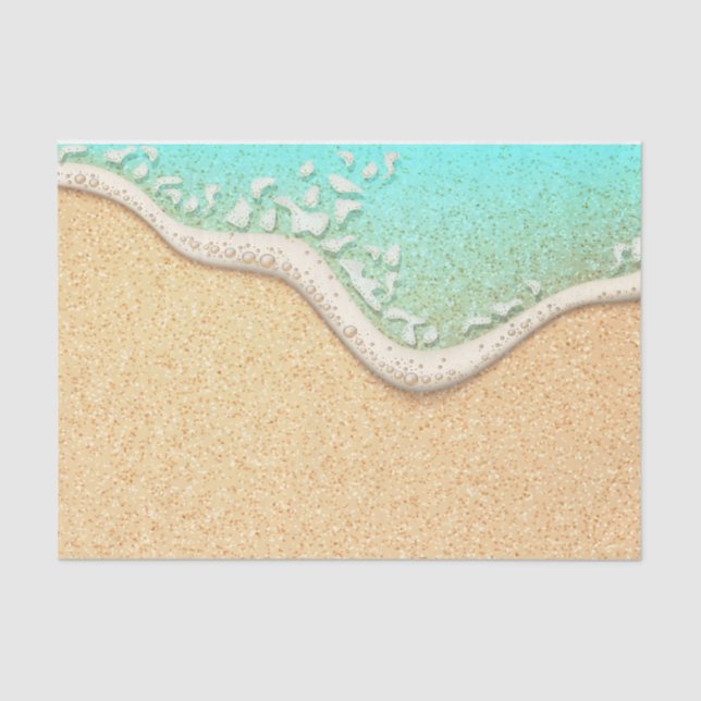 Papel De Seda Tema de la playa (Anverso)
