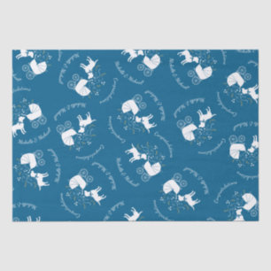 Papel De Seda Tema de Labrador - Laboratorio Azul de Perro Baby