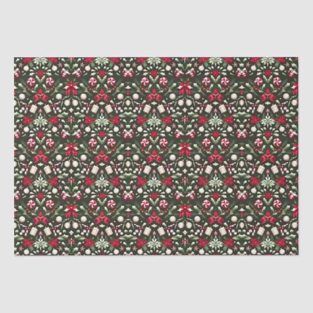 Papel De Seda Tema de los navidades (Anverso)