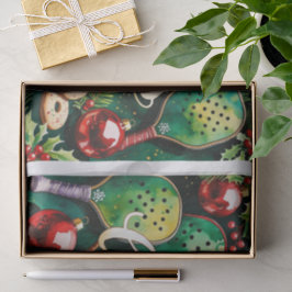 Papel De Seda Tema de los Navidades de bolas de bolas