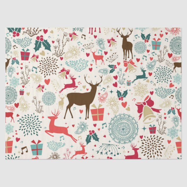 Papel De Seda Tema de navidades (Anverso)