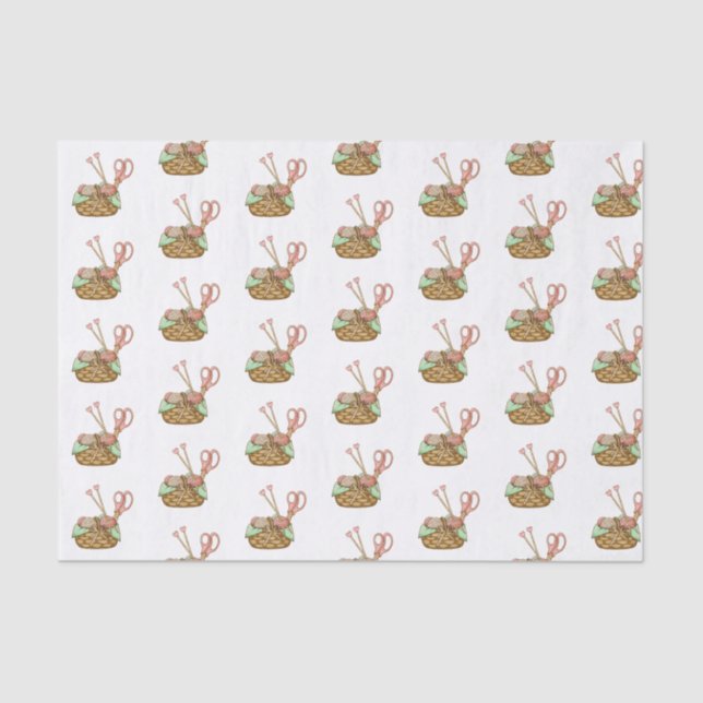 Papel De Seda Tema de punto (Anverso)