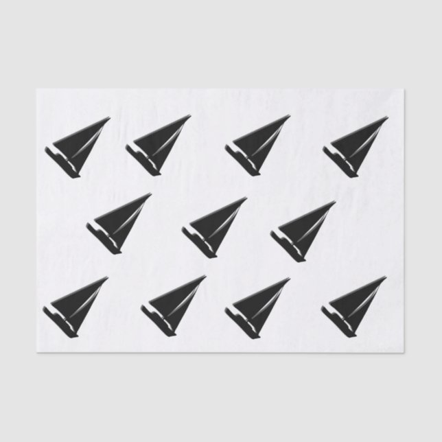 Papel De Seda Tema del deporte en velero (Anverso)