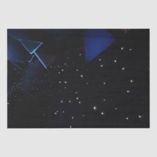 Papel De Seda Tema del espacio ultraterrestre con estrellas