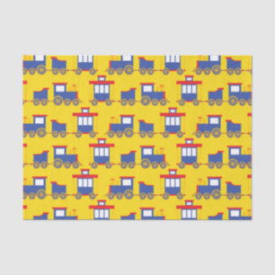 Papel De Seda Tema del Fiesta del primer cumpleaños de Train Cut