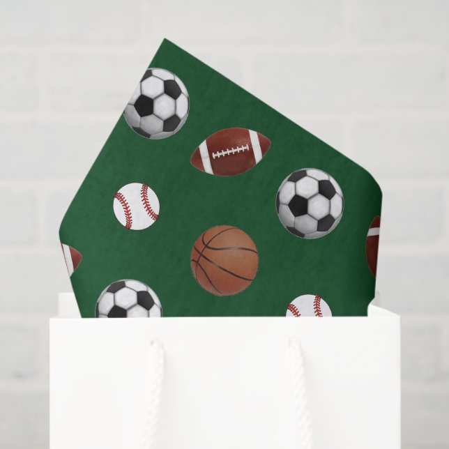 Papel De Seda Tema deportivo (Bolsa de regalo)