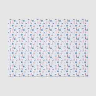 Papel De Seda Tema náutico de faro genérico