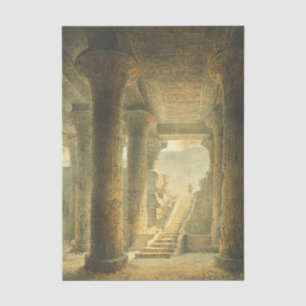 Papel De Seda Templo Egipcio Antiguo de Esna