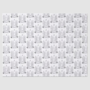 Papel De Seda Templo LDS Salt Lake City simple moderno mormón