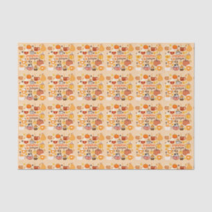 Papel De Seda Temporada de Calabaza Especiada