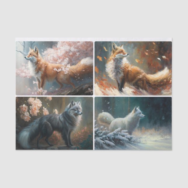 Papel De Seda Temporada de zorros (Anverso)