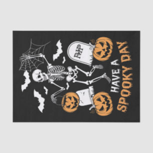 Papel De Seda Tener un Espectacular Día de Halloween Regalo de B