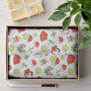 Papel De Seda Tenis Navidad temática para amantes de gatos siame