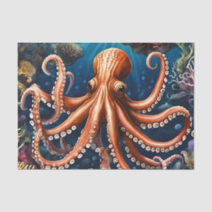 Papel De Seda Tentacles Mar profundo